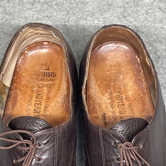 Mephisto Air Relax Good Year Welt Mens US 15 EU 14.5 Oxford Shoes Brown Leather main image 6